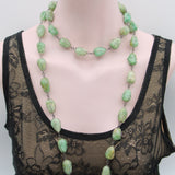 Brazilian Sterling Silver Wire-Wrapped Aventurine Necklace Necklace Kirsten's Corner