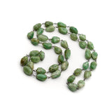 Brazilian Sterling Silver Wire-Wrapped Aventurine Necklace Necklace Kirsten's Corner