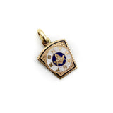 14K Gold Royal Arch Masonic Pendant with Enamel Pendant, Charm Kirsten's Corner