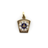 14K Gold Royal Arch Masonic Pendant with Enamel Pendant, Charm Kirsten's Corner