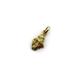 22K Gold Nugget Charm with 14K Gold Bail Pendant, Charm Kirsten's Corner