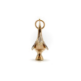 Portuguese 19.2 K Gold Rooster Charm With Enamel Pendant, Charm Kirsten's Corner