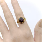 9K Gold and Rhodolite Garnet Unisex Dress Ring Ring Kirsten's Corner Jewelry