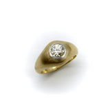 18K Gold and Diamond Signature Gypsy Ring Rings Kirsten's Corner