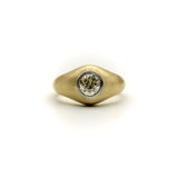 18K Gold and Diamond Signature Gypsy Ring Rings Kirsten's Corner