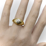 18K Gold and Diamond Signature Gypsy Ring Rings Kirsten's Corner