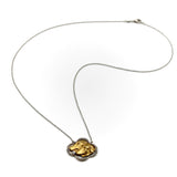 18K Gold and Platinum Edwardian Wolfhound Necklace Necklace Kirsten's Corner