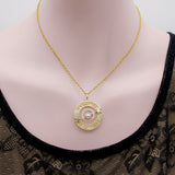 14K Gold and Pearl Vintage It’s Written in the Stars Pendant Pendant, Charm Kirsten's Corner