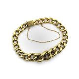 14K Gold Edwardian Graduated Bracelet with Three Stones Bracelet Kirsten's Corner