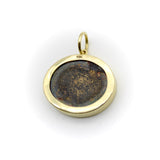 18K Gold and Bronze Rare James Tassie Aphrodite Medallion Pendant, Charm Kirsten's Corner