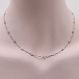 Art Deco Platinum and Diamond by the Yard Filigree Chain Kirsten's Corner