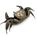 Articulated Bronze Meiji Era Okimono Crab Objects of Vertu Kirsten's Corner