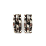 Taxco Mexican Basketweave Vintage Sterling Silver Earrings Earrings Kirsten's Corner