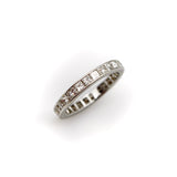 18K Gold Princess Cut Diamond Eternity Band Ring Kirsten's Corner