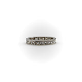 18K Gold Princess Cut Diamond Eternity Band Ring Kirsten's Corner
