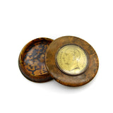 William the Fourth Burl King of England Wood Box circa 1837 Objects of Vertu Kirsten's Corner