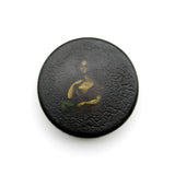 Papier Mache Round Portrait Snuff Box of a Woman Objects of Vertu Kirsten's Corner