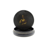 Papier Mache Round Portrait Snuff Box of a Woman Objects of Vertu Kirsten's Corner