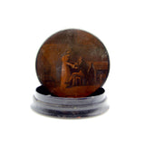 French Papier Mache Snuff Box "Le Billet Doux," circa 1810 Objects of Vertu Kirsten's Corner