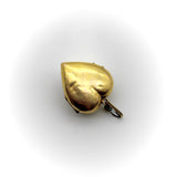 Victorian 18K Gold Rose Cut Diamond Encrusted Heart Locket locket Kirsten's Corner