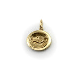 14K Gold Signature Classical Revival Aphrodite Medallion Pendant, Charm Kirsten's Corner
