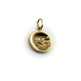 14K Gold Signature Classical Revival Aphrodite Medallion Pendant, Charm Kirsten's Corner