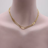 Vintage 18K Gold Fancy Link Italian Chain Chain Kirsten's Corner