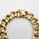 14K Gold Zelman & Friedman Florentine Curb Link Bracelet Bracelet Kirsten's Corner