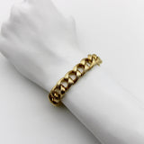 14K Gold Zelman & Friedman Florentine Curb Link Bracelet Bracelet Kirsten's Corner