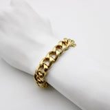 14K Gold Zelman & Friedman Florentine Curb Link Bracelet Bracelet Kirsten's Corner