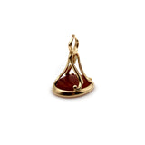 Georgian 14K Gold Carnelian Intaglio Fob Fob Pendant Kirsten's Corner