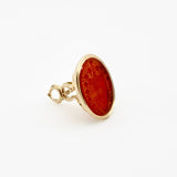 Georgian 14K Gold Carnelian Intaglio Fob Fob Pendant Kirsten's Corner