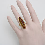 Victorian 18K Gold and Agate Cabochon Ring ring Kirsten's Corner Jewelry