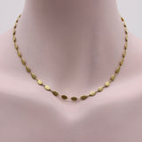 18K Gold Italian Leaf Medallion Necklace Necklace Kirsten's Corner