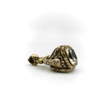 Georgian Extra Large Gold-Cased Spinner Fob Fob Kirsten's Corner