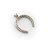 Platinum-Topped Gold-Backed Edwardian Diamond Horseshoe Pendant Pendant, Charm Kirsten's Corner