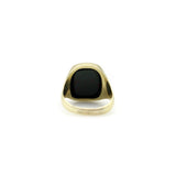 14K Gold Bloodstone Edwardian Intaglio Signet Ring Ring Kirsten's Corner