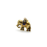 14K Gold Edwardian Elephant Charm Pendant, Charm Kirsten's Corner