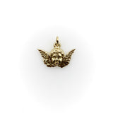 14K Gold Winged Cherub Charm or Pendant Kirsten's Corner
