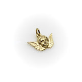 14K Gold Winged Cherub Charm or Pendant Kirsten's Corner