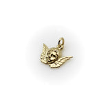 14K Gold Winged Cherub Charm or Pendant Kirsten's Corner