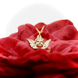 14K Gold Winged Cherub Charm or Pendant Kirsten's Corner