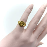 22K Gold Victorian Signet Pinky Ring with Phoenix Rising Kirsten's Corner