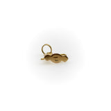 18K Gold Edwardian Horseshoe and Riding Crop Charm Charm Kirsten's Corner