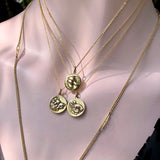 14K Gold & Ruby Victorian Era Signature Dog Pendant-Charm Pendant, Charm Kirsten's Corner Jewelry