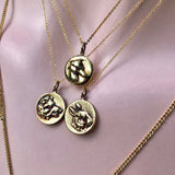 14K Gold & Ruby Victorian Era Signature Rabbit Pendant-Charm Pendant, Charm Kirsten's Corner Jewelry