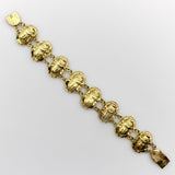 18K Gold Egyptian Revival Scarab Bracelet Bracelet Kirsten's Corner