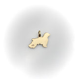 Vintage 14K Gold Enameled Springer Spaniel Dog Charm Charm Kirsten's Corner