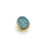 18K Gold Burle Marx Aquamarine Organic Form Ring Ring Kirsten's Corner