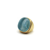 18K Gold Burle Marx Aquamarine Organic Form Ring Ring Kirsten's Corner